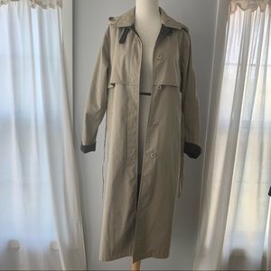 London Fog Hooded Trench Coat